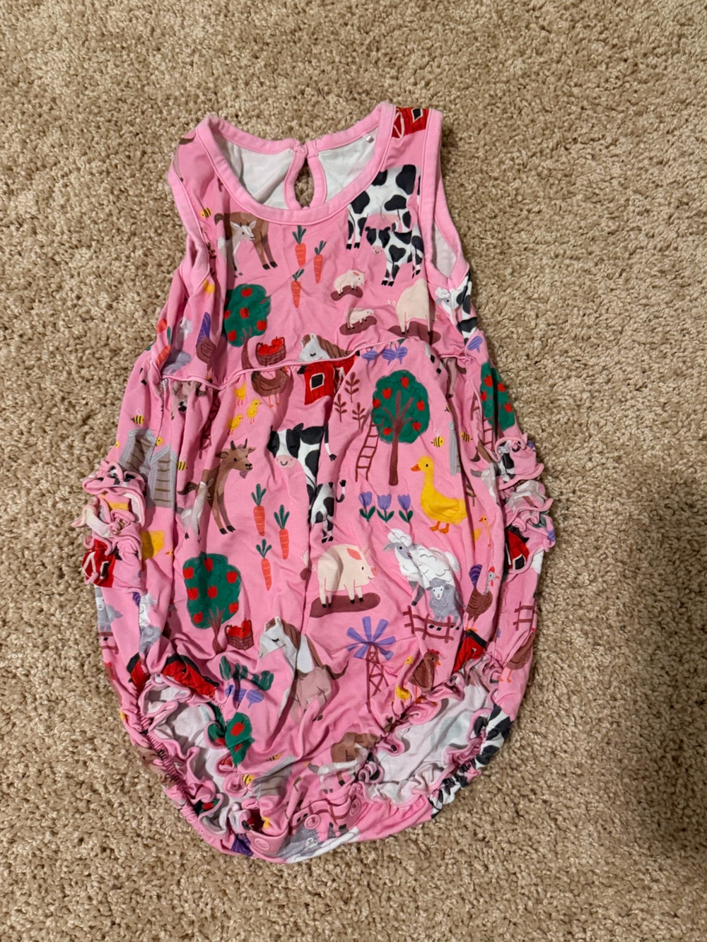 Little Sleepies Farm Romper